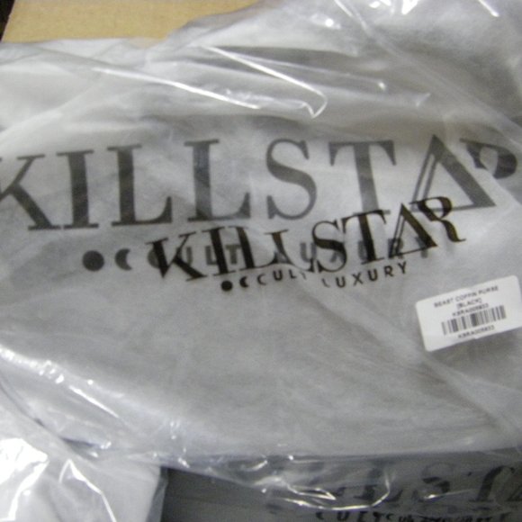 Killstar BEAST Coffin Crossbody Bag Black Baphomet Embossed Goth New Sealed - Picture 9 of 13